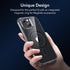 ESR iPhone 14 Case & iPhone 13 Case, Clear Black, Military-Grade Protection, MagSafe Compatible, Zero Series, Resists