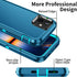 for iPhone 11 Case, Heavy Duty Shockproof Dropproof Dustproof 3-Layer Protection Hard Cover 6.1 inch, Turquoise