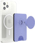PopSockets Phone Wallet with Expanding Grip and Adapter Ring for MagSafe, Wireless Charging Compatible, Deep Periwinkle