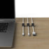 Cable Anchors for Desk Organization, Premium Aluminum Cord Organizers, Charger + Cable Management Clips for Home &