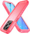 SPORTLINK Waterproof Case for iPhone 13 Pro - Full Body Shockproof Dustproof IP68 with Built-in Screen Protector, Pink