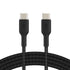 Belkin BoostCharge Braided USB-C to USB-C Cable (2M/6.6ft) for iPhone 15, iPhone 15 Pro, iPhone 15 Pro Max, iPhone 15