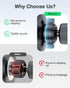 Miracase for MagSafe Car Mount with Metal Hook Clip, Magnetic Phone Holders for Car Phone Holder, Compatible
