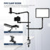 NEEWER ST008 Overhead Camera Desk Mount Rig Stand with 2 Boom Arms for Photography Devices, Live Streaming, Home Office