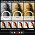 12" Selfie Ring Light with 63" Tripod Stand - 3 Phone Holder, LED Camera Ringlight with RGB Colors Modes for