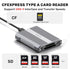 Unitek SD4.0 10Gbps 3.2 2, CFexpress Type A and UHS-II Memory Card Reader, USB Gen CF Express Reader for CFexpress Type
