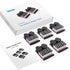 CAMWAY 5PCS 2in1 Lipo Battery Voltage Tester, RC Low Voltage Buzzer Alarm, Battery Monitor Checker for 1-8s Lipo/Li-ion