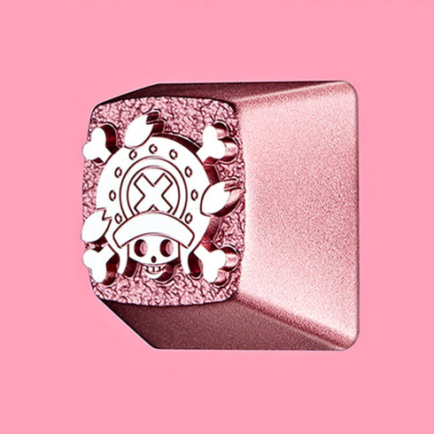 ZOMOPLUS Custom Anime Keycap, 1pc Anime Flag Keycap for Mechanical Keyboard, Suitable for Cherry Gateron Switches (Pink)