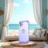 IDweel for iPhone 11 Pro Max Case with Tempered Glass, Hybrid 3 in 1 Shockproof Slim Heavy Duty Protection, Purple