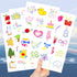 Luziwiox 10 (colourful-A2) teenagers Temporary Tattoos Sticker for Kids Designs | Waterproof Temporary Tattoos toys