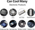 14.8 W/mK Thermal Pad, 50x90mm (0.5mm+1mm+1.5mm+2mm), Highly Efficient Heat Resistant Silicone Thermal Pads, 4 Pack