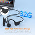 Headphones-SwimBeats,IP68 Swimming 32GB MP3 Swimming/Surfing/Marathon/Cycling(Orange Bone Conduction Bluetooth