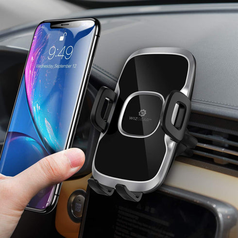 Phone Holders for Your Car, Car Air Vent Phone Mount with Twist Lock Hook Clip for Strong Hold, Compatible with All