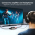 4K60Hz 3.5mm HDMI ARC Adapter HDMI ARC Audio Extractor with and L R Stereo Audio for HDTV Soundbar Speaker Amplifier