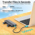 YUANSHAN 4K 8-in-1 3.0, Docking Station Dual Monitor for HP/Dell/Lenovo/MacBook, USB C Hub Adapter with Dual HDMI