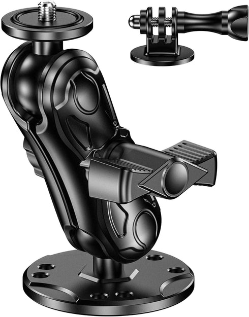 VAZESWIN Aluminum Alloy Camera Mount - with 1/4" Thread Tripod Adapter for Gopro