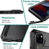 Marrkey Waterproof Case for iPhone 15, Heavy Duty Durable Metal Full Body Shockproof Dustproof Military Grade Defender