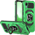 TJS Cricket Debut S2 Case, AT&T Calypso 4 Case, Heavy Duty Drop Protection Cover with Metal Ring Magnetic Kickstand