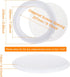 Fielect 2Pcs 8" Speaker Grill Mesh Cover, White SubWoofer Grill Cover with 8 Screws, Car Speaker Guard Protector