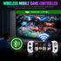 Wireless Mobile Gaming Controller for IOS & Android, Bluetooth Gamepad with Adjustable Clip for Smartphones