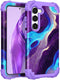 Hocase for Galaxy S23 Case, Shockproof Heavy Duty Protection with Soft Silicone Rubber Bumper + Hard Plastic Hybrid