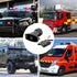 Partol Car Siren Horn 5 Tone - Vehicle Siren Speaker with Mic PA System, 100W Emergency Sound Amplifier