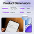 Peramarl 2 Pack-Silver Front Camera Cover,Smartphones Webcam Cover Protect Privacy, Camera Privacy Covers Compatible