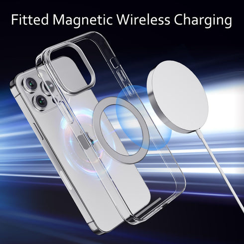 Magnetic Ring Sticker for MagSafe Phone Magnet 2 Pack, Upgrade Built-in Magnet for Wireless Charging, Universal Kit