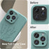 Magnetic Silicone Case Compatible with iPhone 15 Pro Case, Built-in Magnets, Camera Protection, Compatible with Magsafe, Liquid Silicone Case with Soft Microfiber Lining, Midnight Green Flower