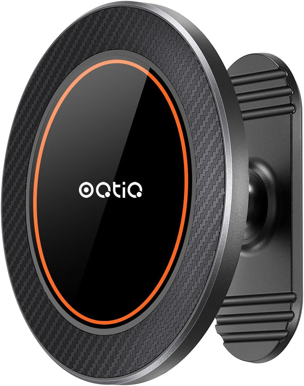 OQTIQ for MagSafe Car Mount - 17 N54 Magnets, 360 Rotation Magnetic Phone