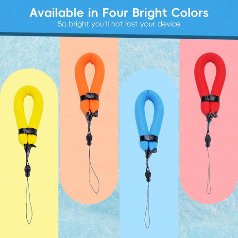 JJC Waterproof Camera Floating Wrist Strap for Olympus Tough TG-7, TG-6, TG-5, Kodak, Pentax, Fujifilm, Nikon, GoPro