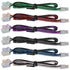 6 Home Theater Speaker Cables for Sony Samsung Etc / 4.2mm Connectors/Includes Tool-Free Wire Crimp Splices