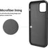 OTOFLY iPhone 12/12 Pro Case, Soft Silicone with Military Grade Drop Protection, Anti-Scratch Microfiber Lining,