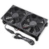 GDSTIME Quiet Router Fan Cooler with 3 Speed Control, L/M/H, DC 5V