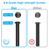 HOME VISION TV Mount Screws - Complete M4, M5, M6, M8 TV Mounting Hardware Kit Set for Most TVs up to 100 inch