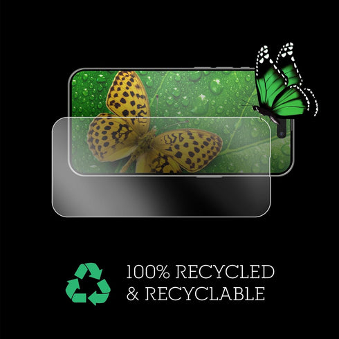 STM Ultra Premium EcoGlass iPhone Screen Protector! 100% Recycled & Recyclable, Crystal Clear, Shatterproof, Scratch