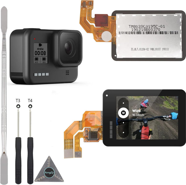 YWLRONG Screen Replacement LCD for GoPro HERO8, Digitizer Assembly with Tools for Go Pro HERO 8 Action Camera