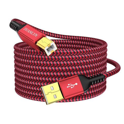 SVANLYN Printer Cable 6 FT, USB A to B 2.0 Printer Cable High-Speed