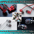 HuGuWdy 54Pcs 3.8mm -5.1mm) 27 Earbud Replacement TipsEar Bud Rubber Tips Silicone Earbud Tips Earbud Covers Silicone