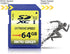 INLAND 64GB Class 10 SDXC Flash Memory Card, Standard Full Size SD Chip USH-I U1 for Trail Camera by Micro Center