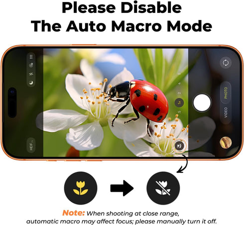 RayHenry 7 1, Phone Camera Lens Kit in Fish Eye + Wide Angle + Macro Camera Lenses, Cell Phone Len Attachments