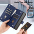 Shieldtop 13 13 6.1",Dark Compatible with iPhone Wallet Case with Card Holder,Women Men RFID Blocking PU Leather Folio