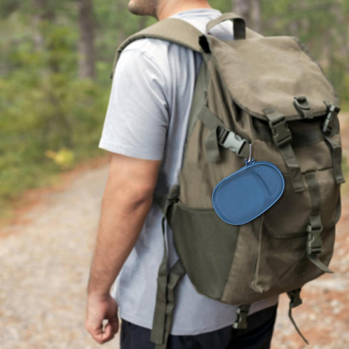 co2CREA Hard Carrying Case for JBL Clip 5 Waterproof Portable Wireless Mini Bluetooth Speaker (Blue)