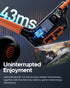 truefree F2 Open Ear Headphones, Bluetooth 5.3 Air Conduction Wireless Sport Earbuds with Enhanced Bass, 15H Playtime
