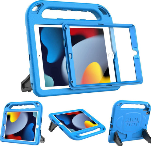BMOUO Kids Case for iPad 9th/8th/7th Generation (iPad 10.2 Inch, 2021/2020/2019) with Built-in