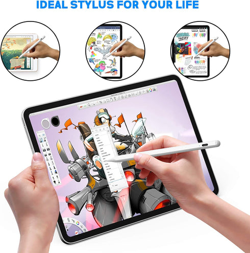 Stylus Pens for Touch Screens - NTHJOYS Active Fine Point Stylus Pencil for iOS/Android, Magnetic Design