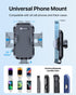 andobil Universal Car Phone Clip Holder, Military Sturdy, Ultra Stable Dashboard Cell Phone Mount for All iPhones