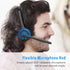 Bluetooth Headset V5.0 - Trucker Wireless Headset with Noise Cancelling Microphone & Charging Base for iPhone and