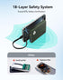 INIU 45W 10000mAh Pack 17 16 15 14, S25 S24 Power Bank, Fast Charging Portable Charger with Built-in USB C Cable, Small