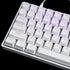 YMDK Double Shot 108 Dyed PBT Shine Through Keycap Rainbow Carbon Sunset Backlit for MX Switches Mechanical Keyboards